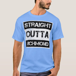 T-shirt Stright Outta Richmond California Vintage Distres