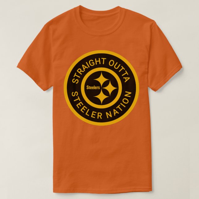 T-shirt Stright Outta Steeler Nation 2 (Design devant)