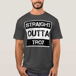 T-shirt Stright Outta Troy ville Michigan Vintage