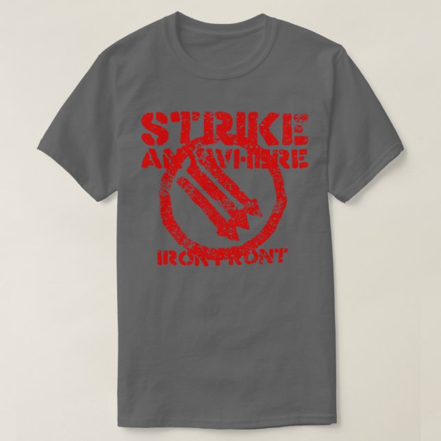 T-shirt Strike Iron Front Anywhere (Design devant)