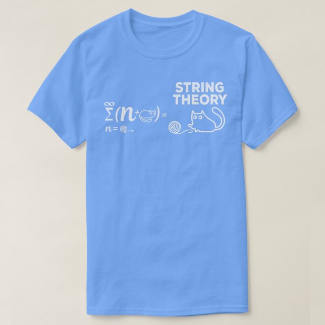 T-shirt String Theory Equation Cat Lover Physics Enthousia (Design devant)