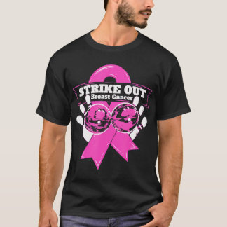 T-shirt Striout Breast Cancer Awareness Bowling