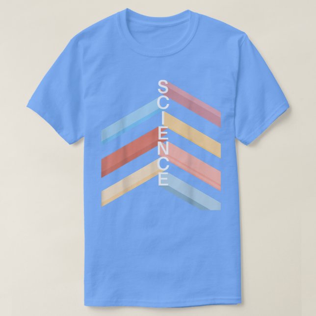 T-shirt Stripes couleur science (Design devant)