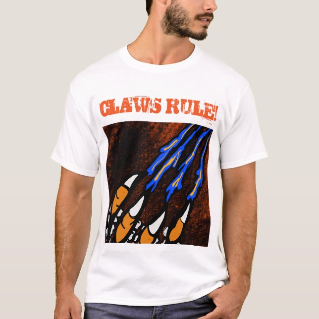 T-SHIRT STRIPES ORANGE ET NOIR (Devant)