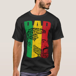 T-shirt Strong Black Papa King Africain Américain