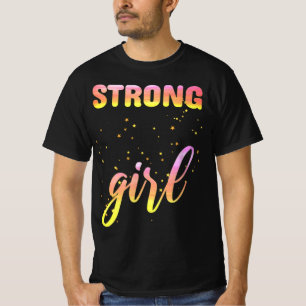 T-shirt Strong Girl Pastel Star