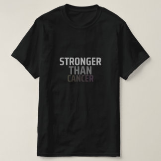 T-shirt Stronger Than Cancer Shirt – Bold Awareness Warrio