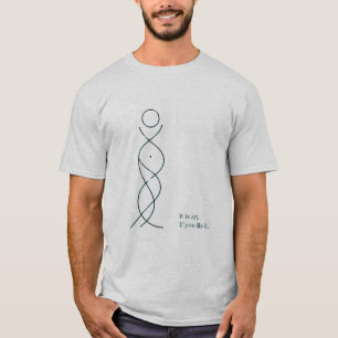 T-shirt Structure d'art debout