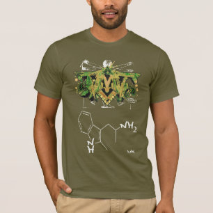 T-SHIRT STRUCTURE DE DMT - GRAFFITI DE CHANT RELIGIEUX DE