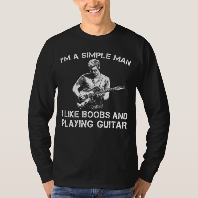 T-shirt Strum in Style : Conception de guitare pour les am (Devant)
