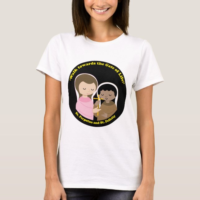 T-shirt Sts. Perpetua et félicité (Devant)