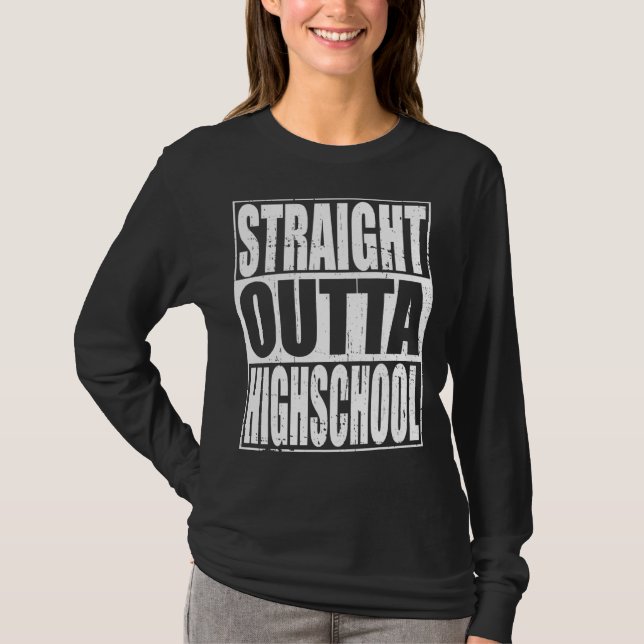 T-shirt Stu, Diplômé du lycée (Devant)
