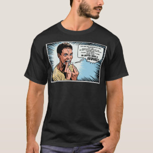 T-shirt Stu Macher Scream Movie Comic Adaption Panel Art C