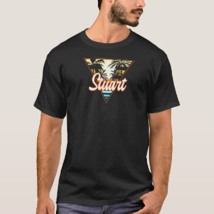 T-shirt Stuart Florida Beach Fl Beach Bum Us Villes Été