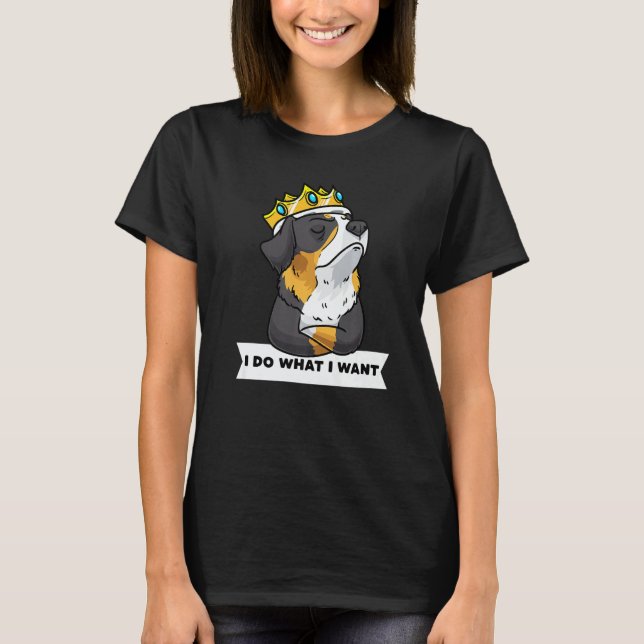 T-shirt Stubborn Bernese Mountain Dog  1 (Devant)