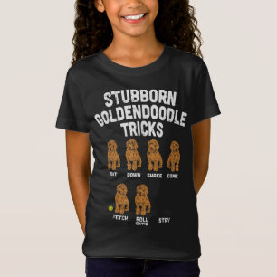 T-Shirt Stubborn Goldendoodle Tricks Funny Dog Trainer Mam