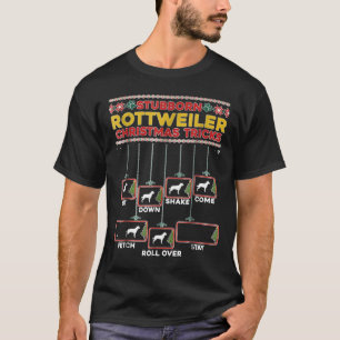 T-shirt Stubborn Rottweiler Xmas