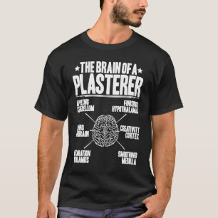 T-shirt Stuccoer Plasterer Cerveau typique