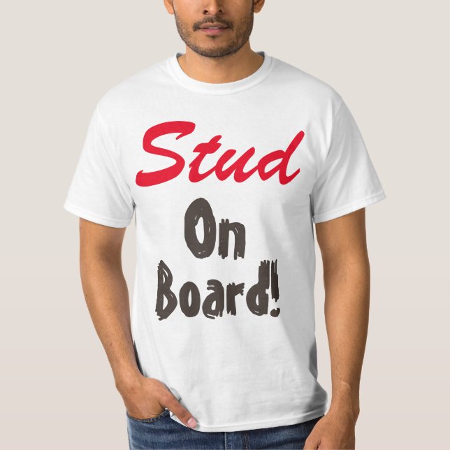 T-shirt Stud à bord (Devant)