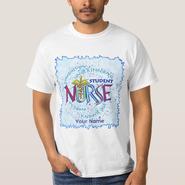T-shirt Student Nurse Motto (Devant)