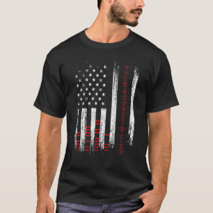 T-shirt Studio Audio Engineer Usa Drapeau Sound Guy Tech