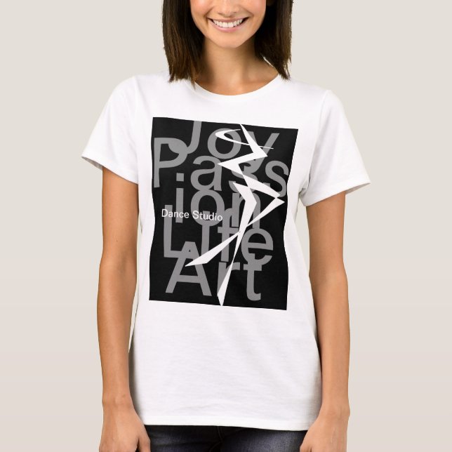 T-shirt Studio de danse Champagne (Devant)