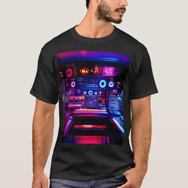 T-shirt Studio de musique (Devant)