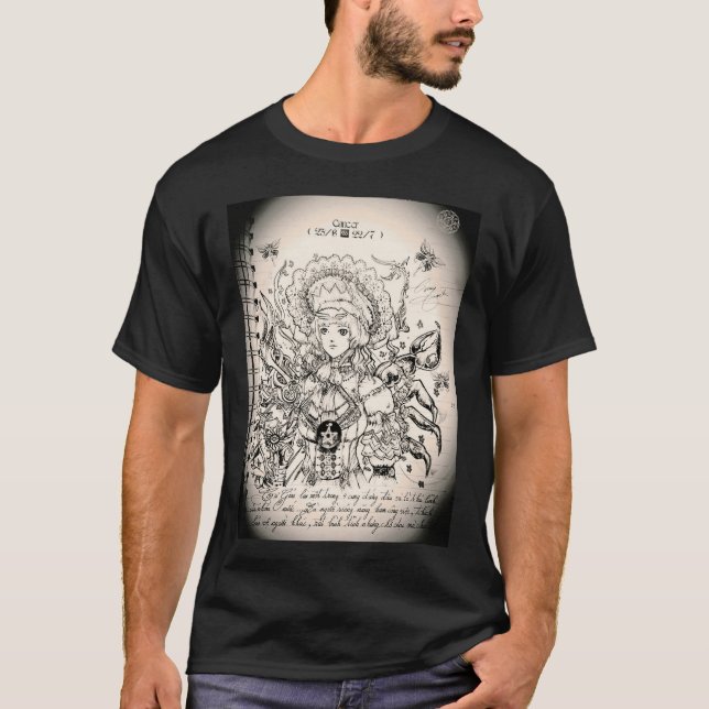 T-shirt Studio du garçon aux phrases inachevées (Devant)