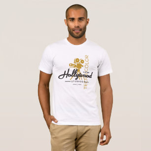 T-shirt Studios de Hollywood - appareil-photo de film