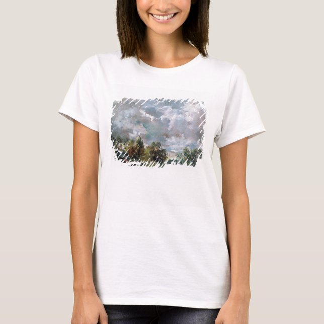 T-shirt Study of Sky and Trees (oil on canvas) (Devant)