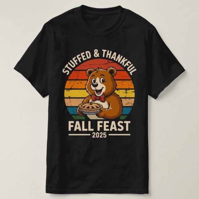 T-shirt Stuffed & Thankful Tee (Design devant)