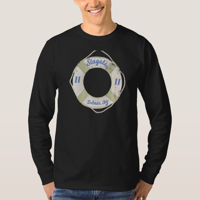 T-shirt Stugots Belmar Nj Life Preserver Distress Boatin (Devant)