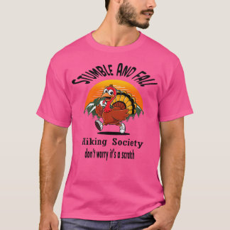 T-shirt Stumble Automne Randonnée Société Ne S'Inquiète Pa