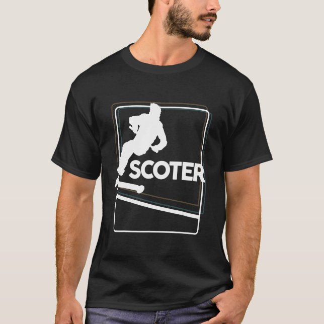 T-shirt Stunt Scooter Cool équipement de formation Tee (Devant)
