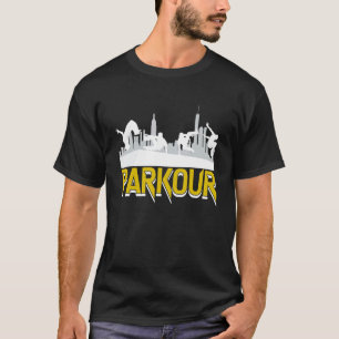 T-shirt Stunts acrobatiques en course libre Parkour