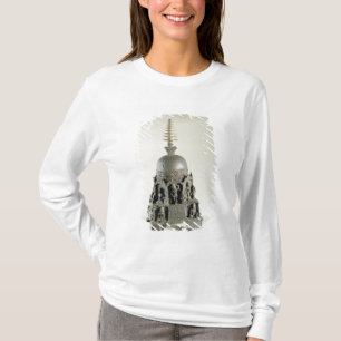 T-shirt Stupa, Pala, Nalanda, le Bihar (bronze)