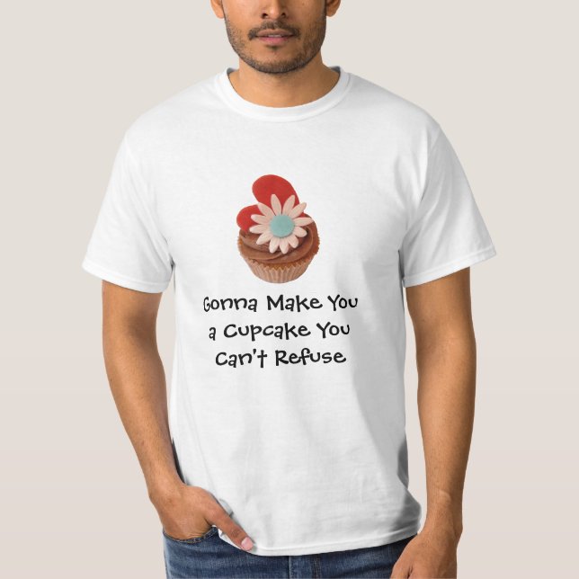 T-shirt Stupéfaction de sucre : Un petit gâteau que vous (Devant)