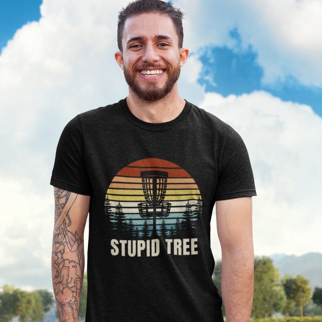 T-shirt Stupid Tree, Funny gift for Disc Golfer (Créateur téléchargé)