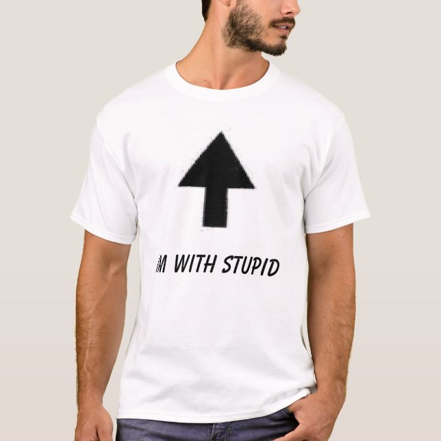 T-shirt stupide (Devant)