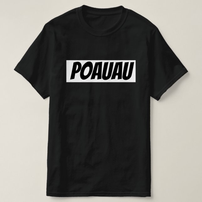 T-shirt Stupide en Maori - Poauau (Design devant)