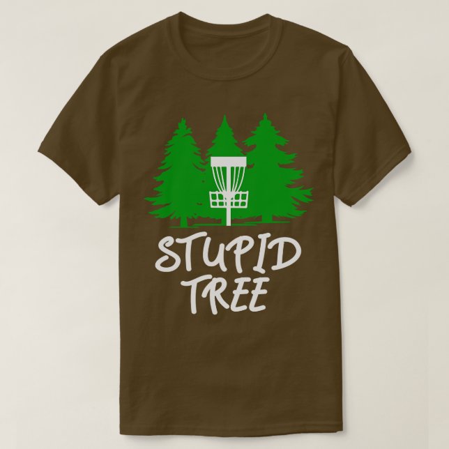 T-shirt Stupide Tree Disc Golf (Design devant)