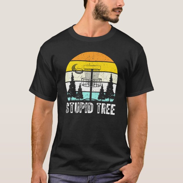 T-shirt Stupide Tree Disc Golf (Devant)