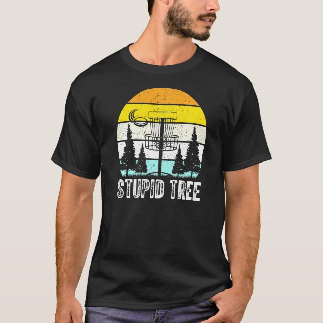 T-shirt Stupide Tree Disc Golf (Devant)