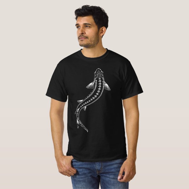 T-SHIRT -STURGEON TRIBAL POISSON -STURGEON DE BAIG (Devant entier)