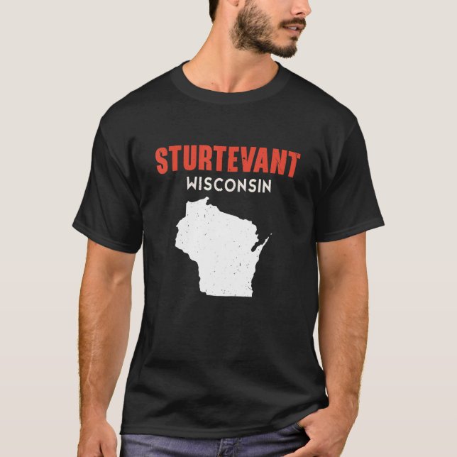 T-shirt Sturtevant USA State America Travel Montanan Helen (Devant)