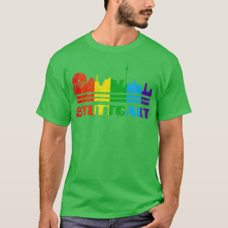 T-shirt Stuttgart Pride Stuttgart LGBT Cadeau LGBT Soutien
