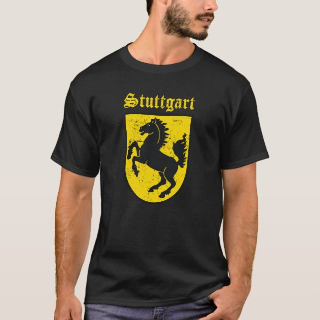T-shirt Stuttgart Wappen (Devant)