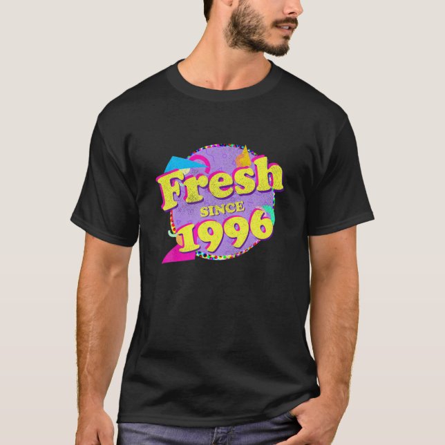 T-shirt Style 90S 1996 25E Anniversaire (Devant)