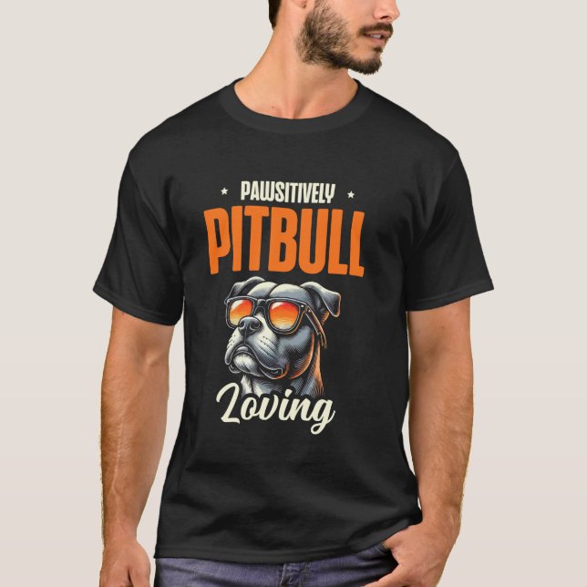 T-shirt Style absolument adorable pour Pitbull (Devant)
