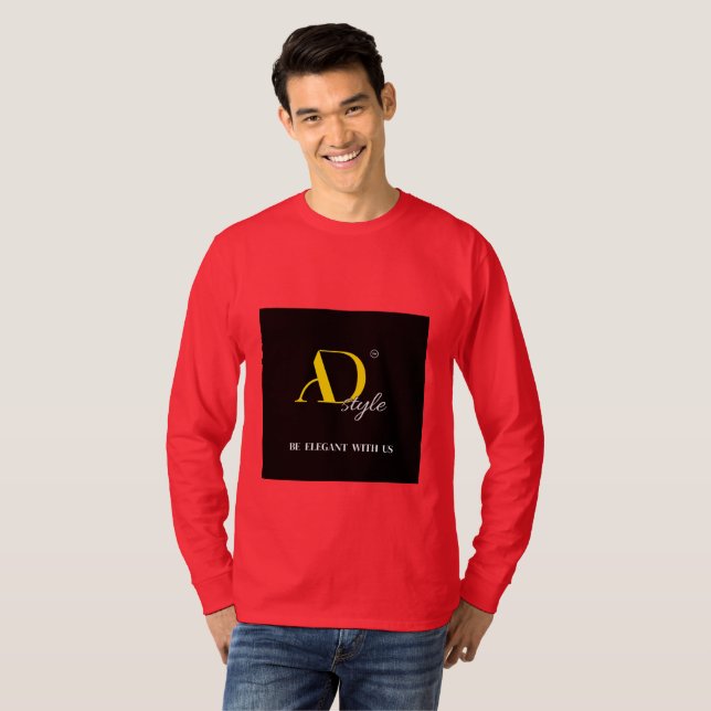 T-shirt Style AD – Soyez Élégant Avec Nous | Affirmation d (Devant entier)